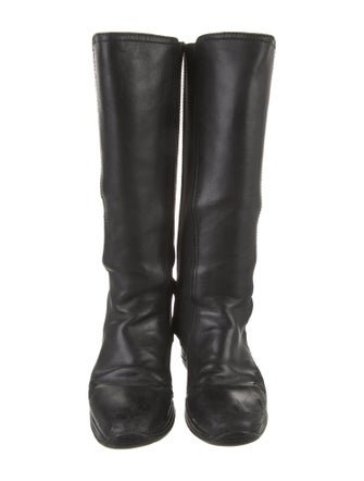 Prada Leather Riding Boots