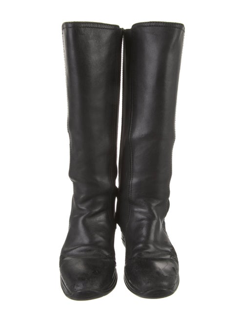 Prada Leather Riding Boots