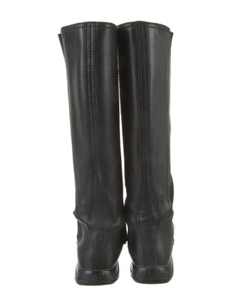 Prada Leather Riding Boots