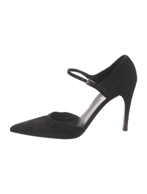 Prada Suede D'Orsay Pumps