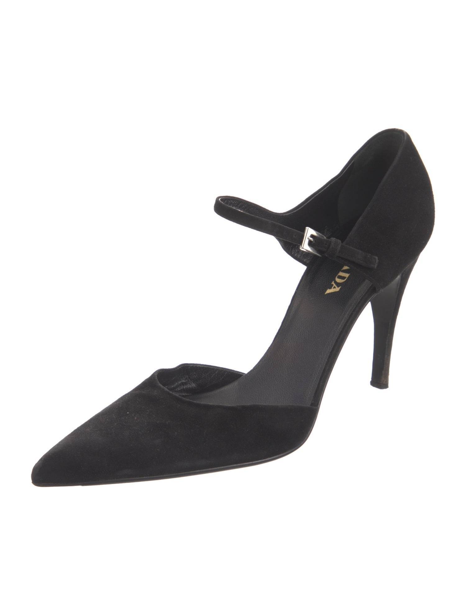 Prada Suede D'Orsay Pumps