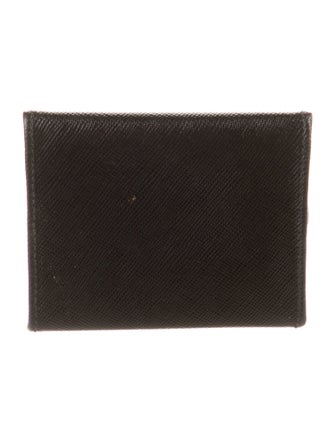 Prada Saffiano Metal Leather Wallet