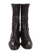 Prada Leather Combat Boots