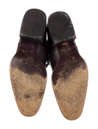 Prada Leather Combat Boots