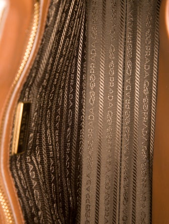 Prada Enameled Metal Triangle Symbole Small