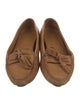 Prada Leather Whipstitch Trim Loafers