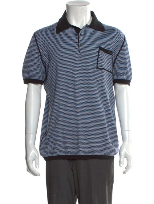 Prada 2019 Striped Polo Shirt