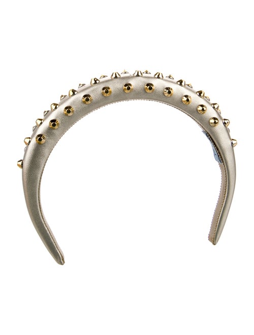 Prada Gold Studded Headband