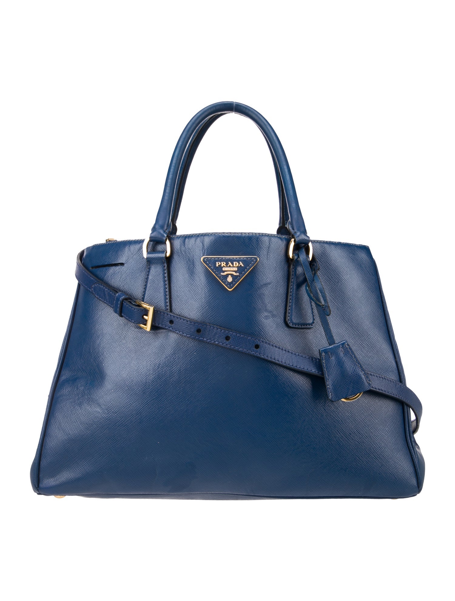 Prada Saffiano Lux Leather Galleria Double Zip Large