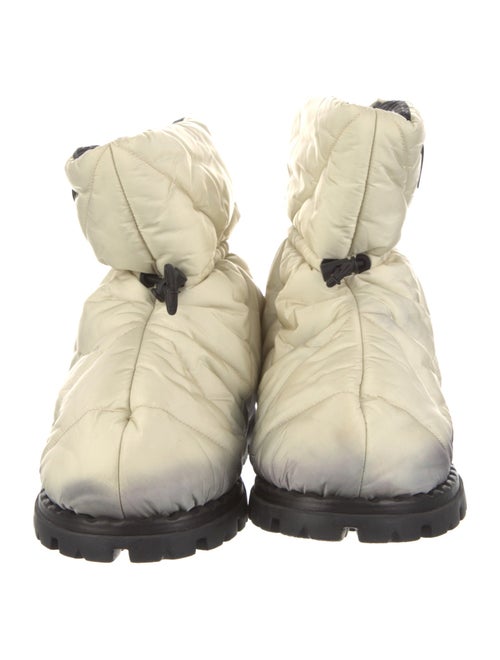 Prada Nylon Lace-Up Boots