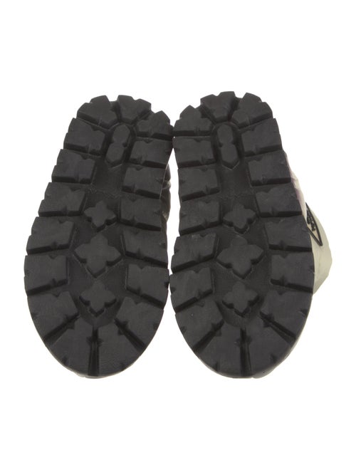 Prada Nylon Lace-Up Boots