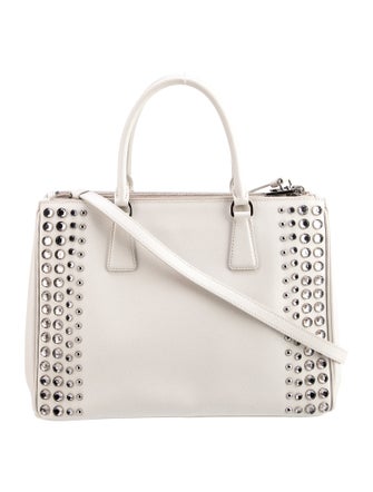 Prada Saffiano Lux Leather Galleria Double Zip