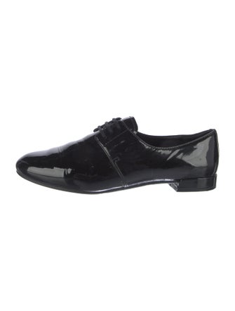 Prada Spazzolato Loafers Patent Leather Oxfords