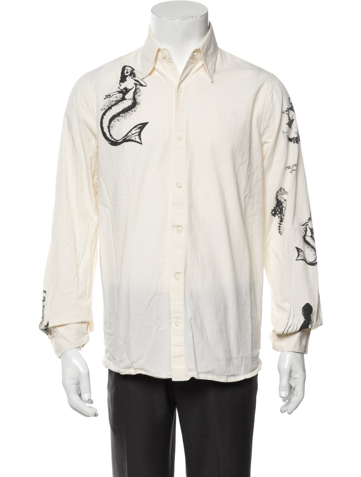 Prada 2022 Graphic Print Shirt