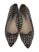 Prada Leather Bow Accents Ballet Flats
