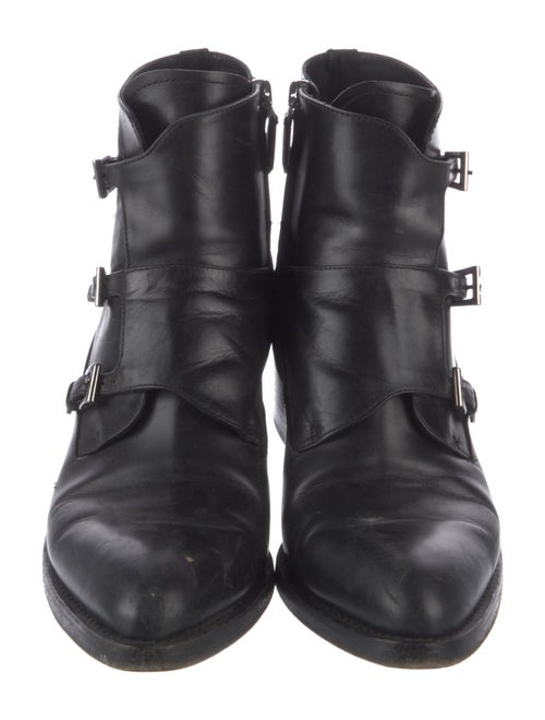 Prada Leather Combat Boots