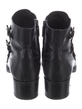 Prada Leather Combat Boots