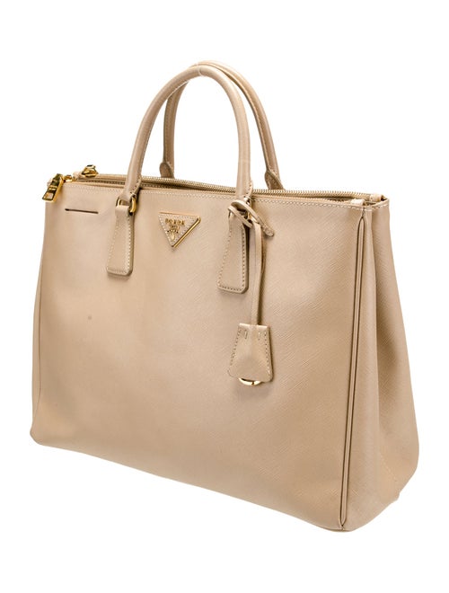 Prada Saffiano Leather Galleria Double Zip Large