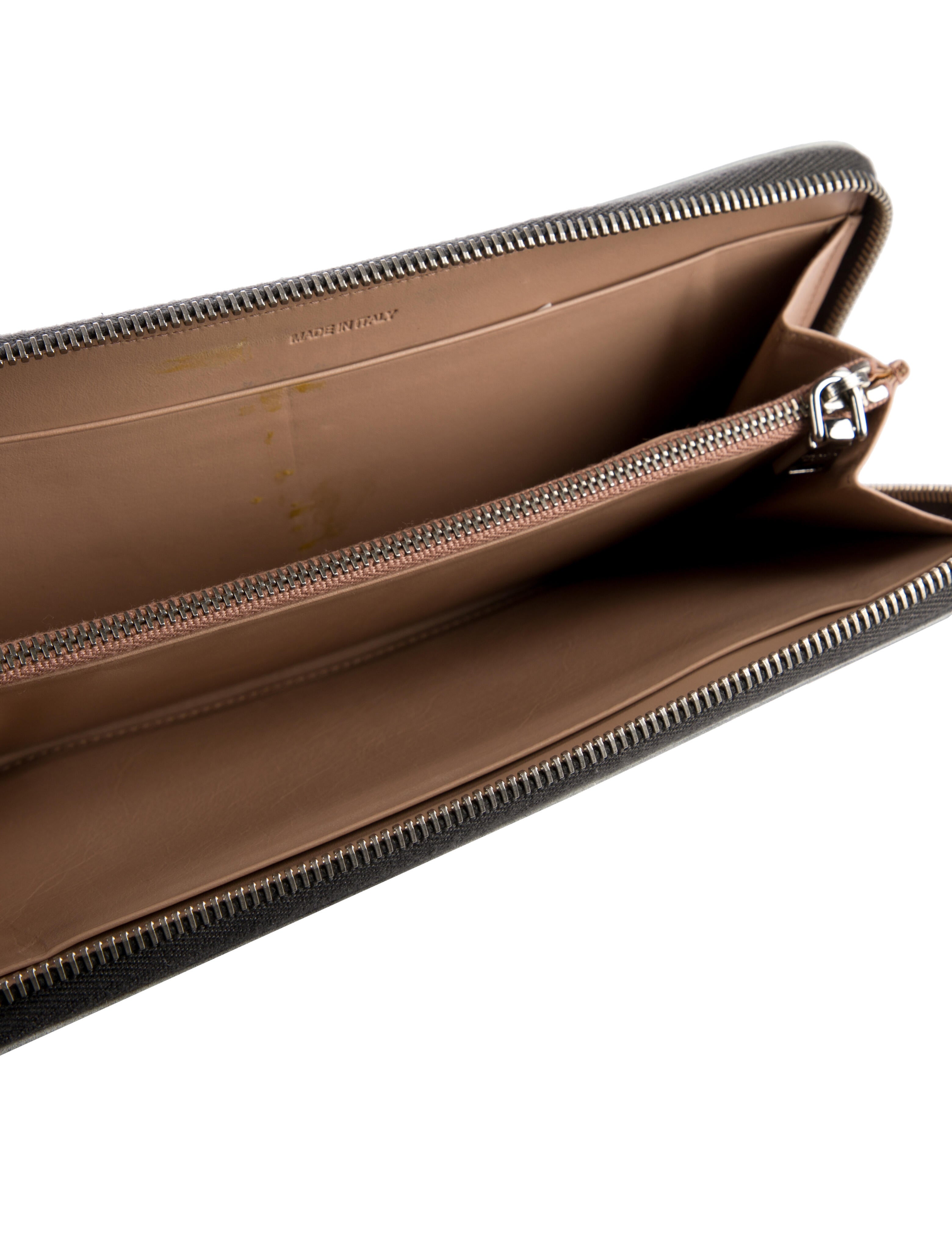 Prada Leather Continental Wallet