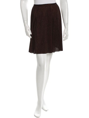 Prada Pleated Mini Skirt