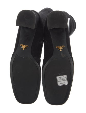 Prada Suede Riding Boots
