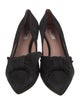 Prada Suede Bow Accents Pumps