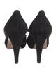Prada Suede Bow Accents Pumps