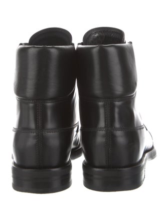 Prada Leather Lace-Up Boots