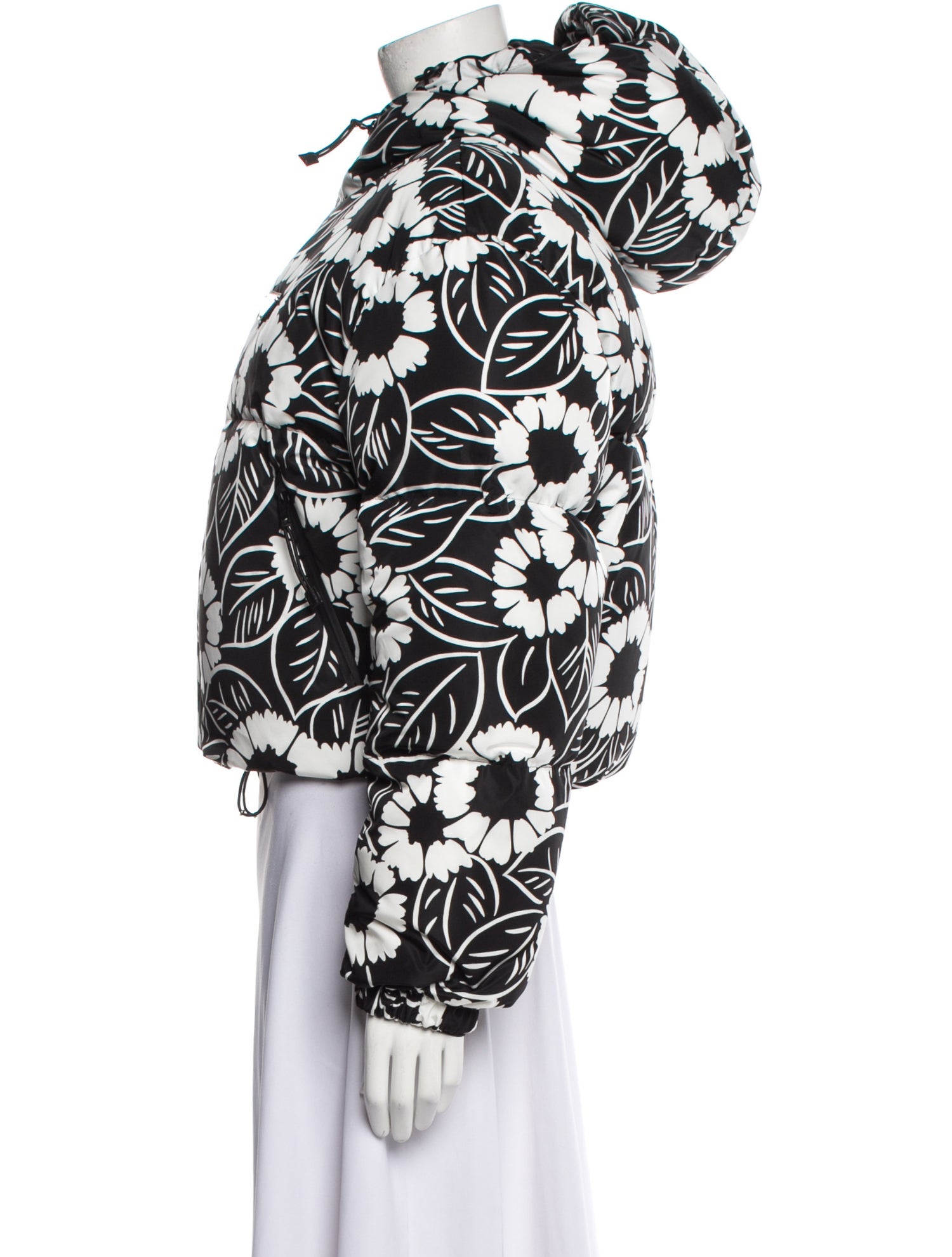 Prada 2022 Floral Print Down Jacket w/ Tags