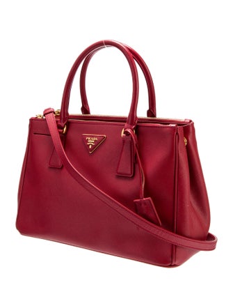 Prada Saffiano Leather Galleria Double Zip Medium