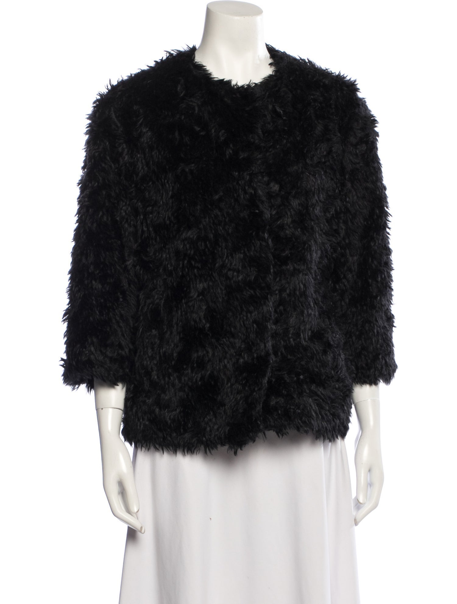 Prada Vintage 2007 Faux Fur Jacket