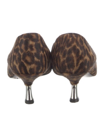 Prada Ponyhair Printed Pumps
