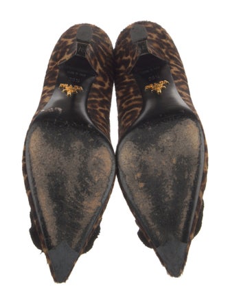 Prada Ponyhair Printed Pumps