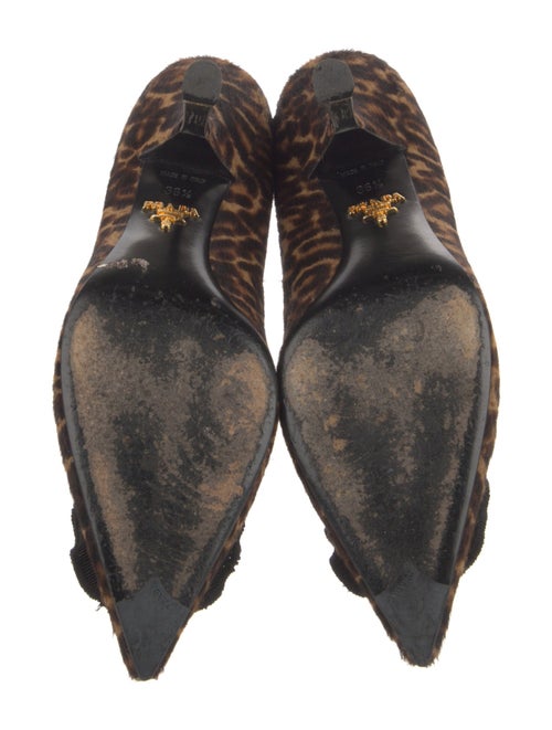 Prada Ponyhair Printed Pumps