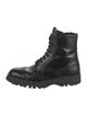 Prada Leather Combat Boots