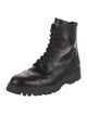 Prada Leather Combat Boots