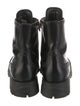 Prada Leather Combat Boots