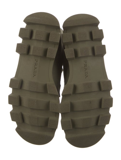 Prada Canvas Combat Boots