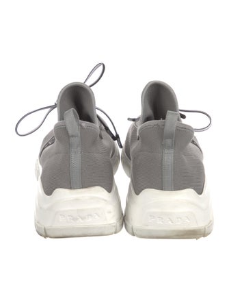 Prada Whipstitch Trim Sock Sneakers