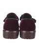 Prada Velvet Bow Accents Loafers