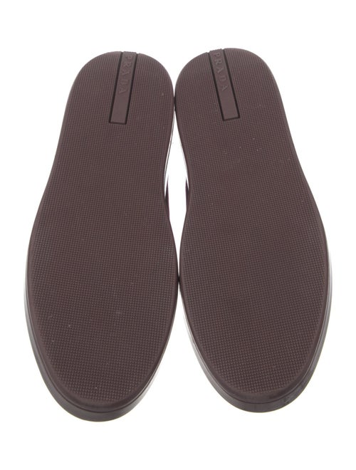 Prada Velvet Bow Accents Loafers