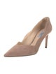 Prada Suede D'Orsay Pumps
