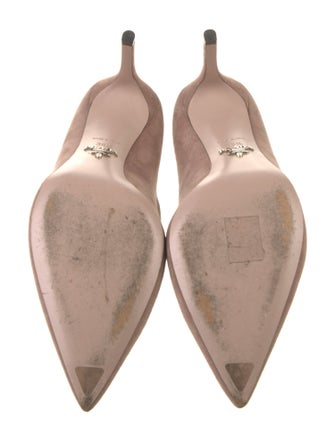 Prada Suede D'Orsay Pumps