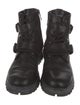 Prada Leather Combat Boots