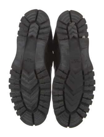 Prada Leather Combat Boots