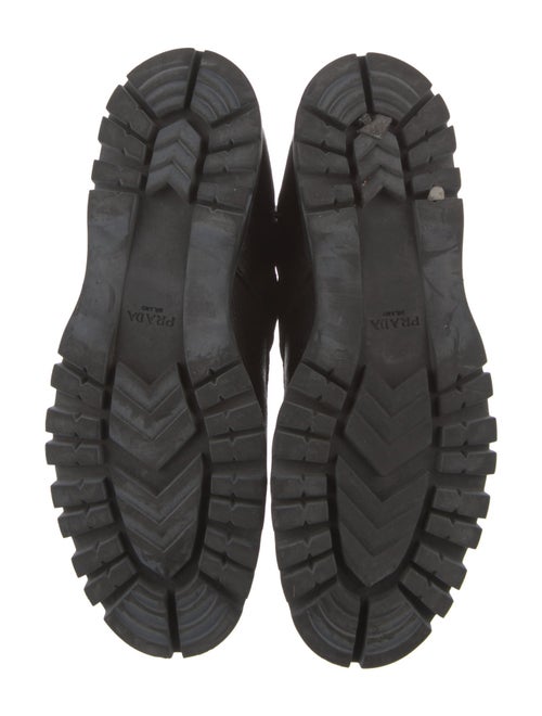 Prada Leather Combat Boots