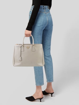 Prada Signature Galleria Double Zip Large