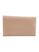 Prada Beige Saffiano leather flap wallet