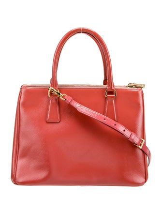 Prada Saffiano Leather Galleria Double Zip