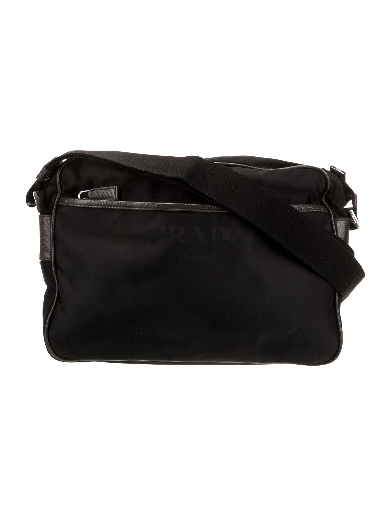 Prada Saffiano Leather Messenger Bag